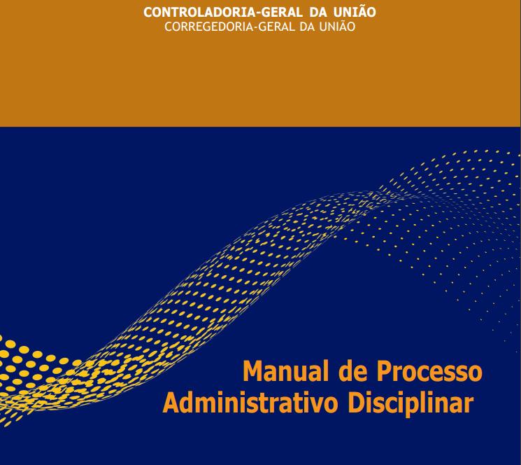 capa do manual do pad, que fala de Prescrição no Processo Administrativo Disciplinar